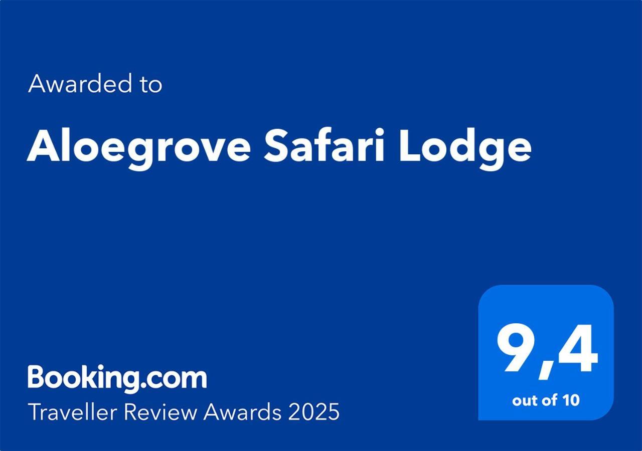 Aloegrove Safari Lodge Очиваронго Екстериор снимка